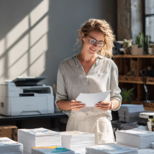 Nooit te veel drukken: hoe print-on-demand kosten bespaart voor het MKB