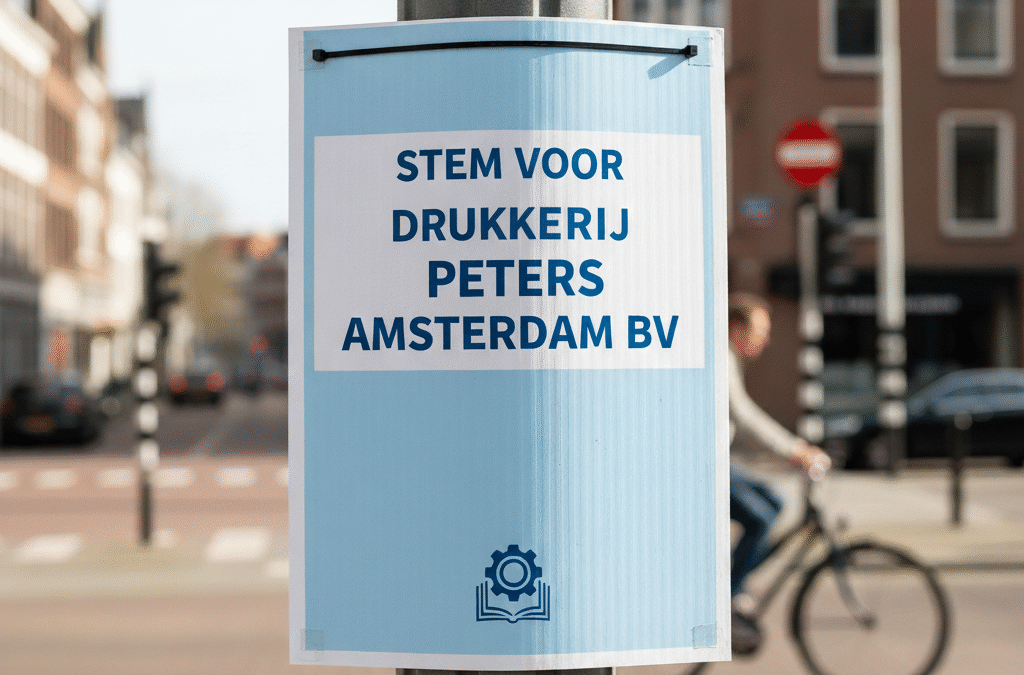Lantaarnpaalborden van kanaalplaat: dé blikvanger voor jouw verkiezingscampagne