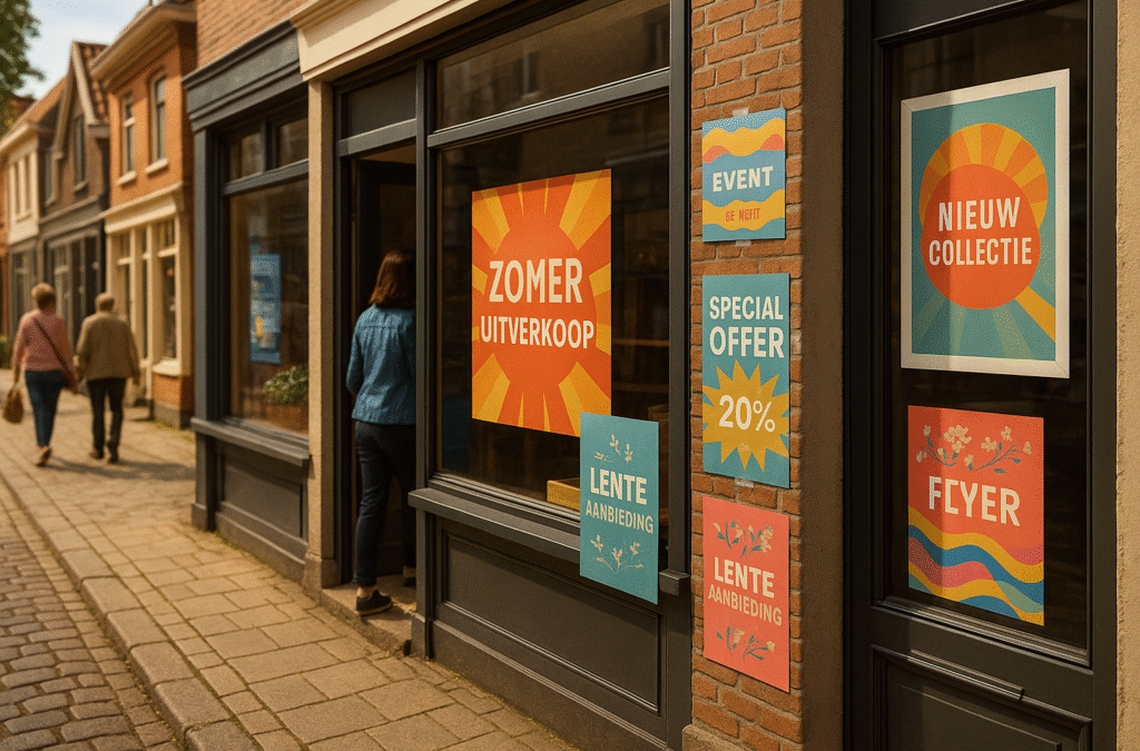 Lokale promotie: 7 drukwerkideeën die meer klanten naar je winkel trekken