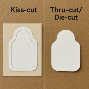 Kiss-cut versus Thru-cut stickers: wat is het verschil en wat moet je kiezen?